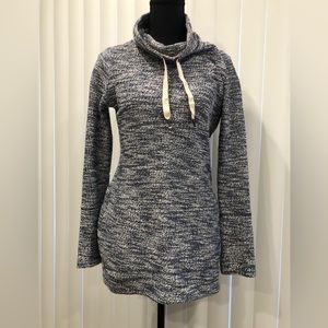 Gray Cowl Pull Over CottonSweater size X Small